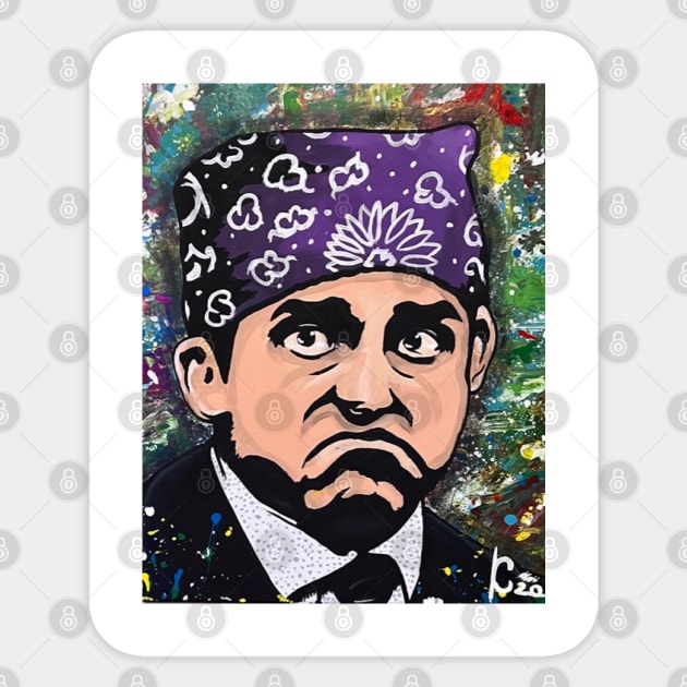 Prison Mike Sticker by Kamran_does_art